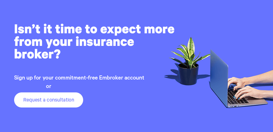 sign up for embroker account