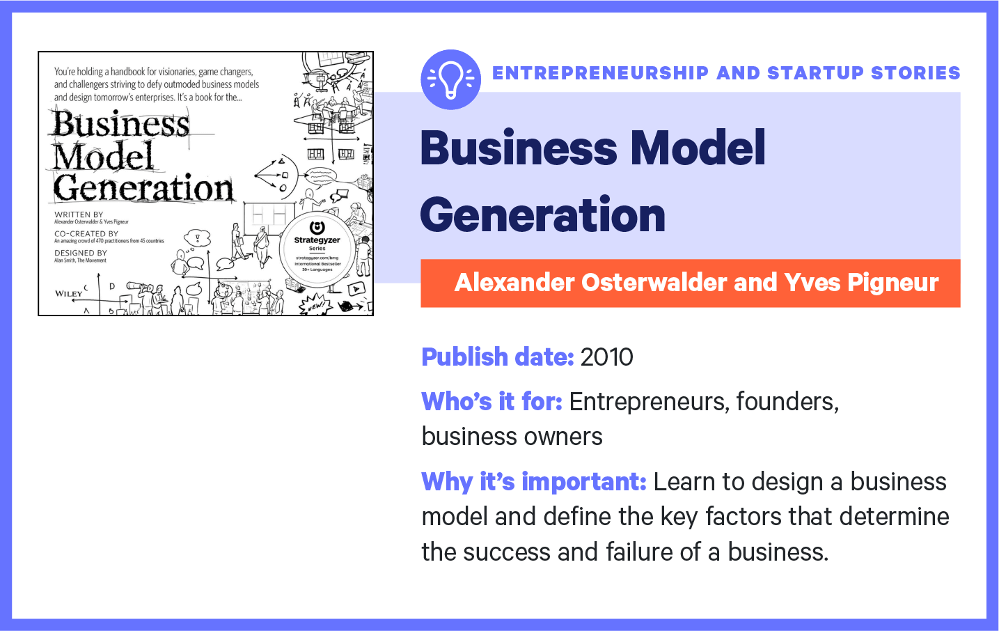 business model generation book