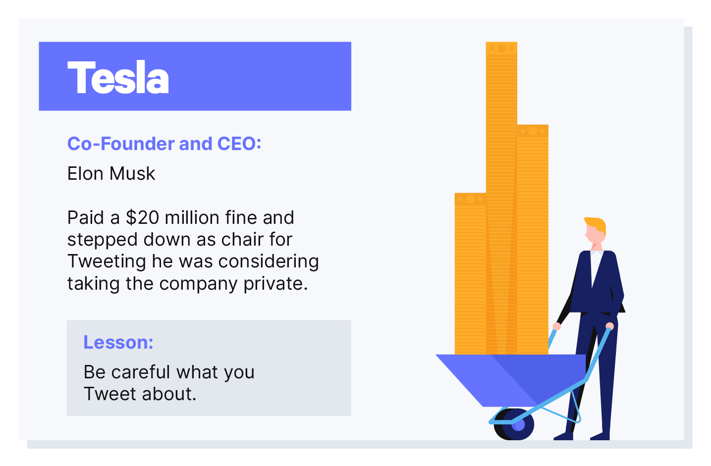 Graphic for Tesla company lawsuits 