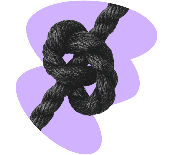 Rope in a knot